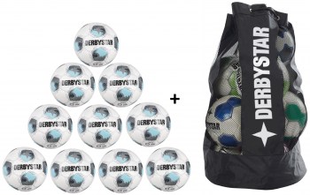Derbystar Ballpaket: <br/*> 10 X Derbystar Club TT V26 <br/*> + Ballsack I TOBA-Sport.Shop